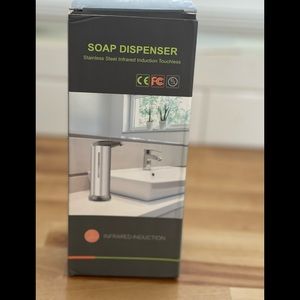 Soap Dispenser New, kitchen or bathroom, no touch, infrared, Stainless
